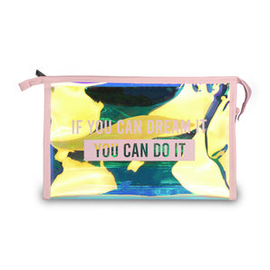 NFI essentials Glossy Makeup Pouch for Women Stylish Pouches for Makeup accessories storage Cosmetic Pouches