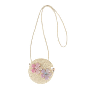 NFI essentials Round Sling Bag for Women, Stylish Shoulder Bag for Girls, Travel Crossbody Bag Purse for Ladies, Jute Zipper Closure Straw Side Sling Bag for Woman Latest