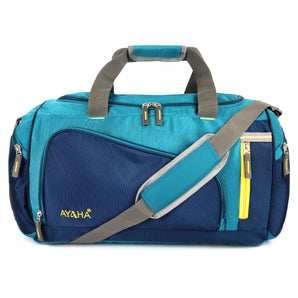 Ayaha Travel Duffle Weekender Bag 50cm, Large Luggage Bag for Travelling, Multi Purpose Handbag with Adjustable Handles ( Airport Blue)
