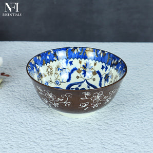 NFI essentials Multipurpose Serving Bowls Porcelain Side Bowls for Noodles, Ramen, Snacks, Soups, and Curries  Microwave & Dishwasher Safe Ideal for Gifting 6.2 Inch (700 ml) - AYAHA ENTERPRISES PRIVATE LIMITED