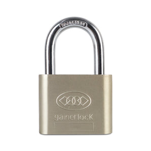 NFI essentials 46mm Pressing Heavy Duty Locks with 3 Keys Hard Stainless Steel Metal Body Imported Lock Safe Security Lock Suitable for Doors, Gate, Hotels