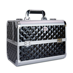 NFI essentials Cosmetic Storage Case Makeup Bag Vanity Kit Travel Organiser Big Box