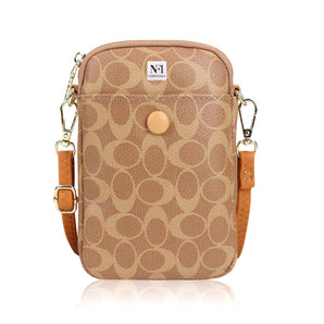 NFI essentials Womens Mobile Cell Phone Holder Bag, Small Crossbody Wallet, Pocket Wallet, Hand Purse, Clutch Mobile Sling Bag, Phone Pouch for Girls