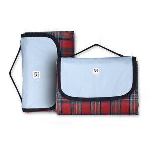 NFI essentials Polyester Home & Picnic Foldable Floor Mat, Travel Mat For Sleeping Foldable Indoor & Outdoor