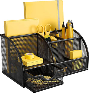 NFI essentials Mesh Metal Desk Organizer - AYAHA ENTERPRISES PRIVATE LIMITED
