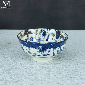 NFI essentials Creative Multipurpose Serving Bowls Porcelain Side Bowls for Noodles, Ramen, Snacks, Soups, and Curries  Microwave & Dishwasher Safe Ideal for Gifting 4.7 Inch (350 ml)