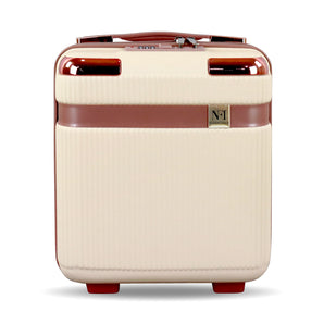 NFI essentials Makeup Box for Women, Vanity Organiser Case, Stylish Cosmetic & Jewellery Storage Bridal Bag, Ideal for Bride, Gifting, Wedding