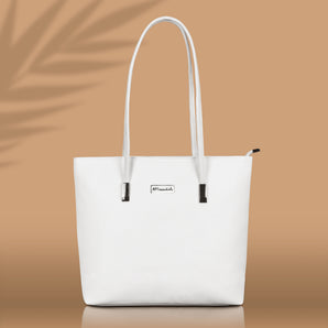 NFI essentials Large Capacity solid textured Tote Bags For Womens Handbag for Ladies Big stylish Purse Shoulder Shopping office College party Bag for daily travel with zip pocket