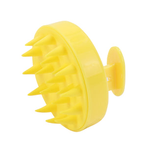 NFI Essentials Hair Brush Head Scalp Massager Scrubber, Adults Children Thick/Thin Hair, Mold-Free Solid Silicone for Healthy Hair Growth Dry Scalp Dandruff