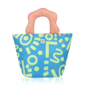 NFI essentials Insulated Lunch Bag for Men Women Large Tiffin Carry Bag Travel Lunch Box Organizer for Office, School, College, Leak-Proof Printed Lunch Cooler Bag