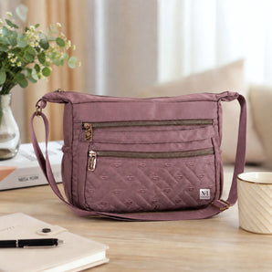 NFI essentials Sling Bag for Women, Multi Pocket Crossbody Bag for Travel
