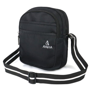 Ayaha Polyester Sling Bag for Men and Women, Cross Body Business Messenger Bag