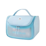 NFI essentials Transparent Cosmetic Bag With Hook, Wash Bag Travel Makeup Bag - AYAHA ENTERPRISES PRIVATE LIMITED