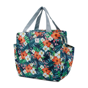 NFI essentials Insulated Lunch Bag for Men Women Large Tiffin Carry Bag Travel Lunch Box Organizer for Office, School, College, Leak-proof Lunch Cooler Bag