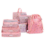 NFI essentials Set of 7 Cube Storage Organizer Bags Clothes Packing Storage Travel Organizer, Cosmetic, Underwear, Shoes, Luggage Organizer - AYAHA ENTERPRISES PRIVATE LIMITED