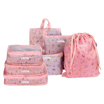 NFI essentials Set of 7 Cube Storage Organizer Bags Clothes Packing Storage Travel Organizer, Cosmetic, Underwear, Shoes, Luggage Organizer - AYAHA ENTERPRISES PRIVATE LIMITED