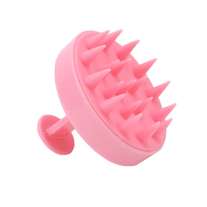 NFI Essentials Hair Brush Head Scalp Massager Scrubber, Adults Children Thick/Thin Hair, Mold-Free Solid Silicone for Healthy Hair Growth Dry Scalp Dandruff