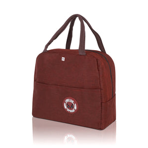 NFI essentials Insulated Lunch Bag for Men Women Large Tiffin Carry Bag Travel Lunch Box Organizer for Office, School, College, Leak-proof Lunch Cooler Bag