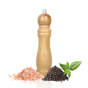 NFI essentials Salt & Pepper Grinder, Wood Pepper Grinding for Kitchen