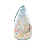 NFI essentials Set of 2 Flower Print Cosmetic Pouch Makeup Pouch Travel Organizer Toiletry Bag for Women Zippered Pouch Set with Handle, Large & Medium - AYAHA ENTERPRISES PRIVATE LIMITED