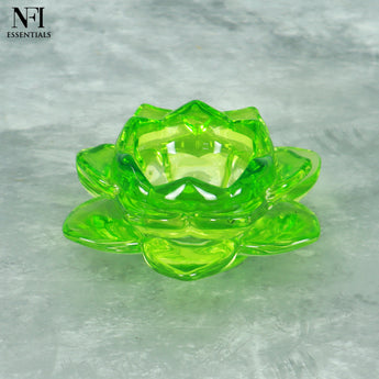 NFI essentials Exquisite Lotus Flower shaped Tea Light Candle or Diya Holder Decorative Centerpiece for Home Decor and Festival Like Diwali, Christmas or Eid - AYAHA ENTERPRISES PRIVATE LIMITED