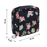 NFI essentials Pack of 2 Nylon Print Women Portable Sanitary Napkin Pouch With Zipper Feminine Pad - AYAHA ENTERPRISES PRIVATE LIMITED