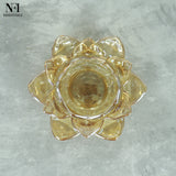 NFI essentials Exquisite Lotus Flower shaped Tea Light Candle or Diya Holder Decorative Centerpiece for Home Decor and Festival Like Diwali, Christmas or Eid - AYAHA ENTERPRISES PRIVATE LIMITED