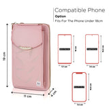 NFI essentials Womens Crossbody Wallet, Small Mobile Cell Phone Holder Bag, Pocket Wallet, Hand Purse, Clutch Mobile Sling Bag, Phone Pouch for Women - AYAHA ENTERPRISES PRIVATE LIMITED