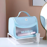 NFI essentials Transparent Cosmetic Bag With Hook, Wash Bag Travel Makeup Bag - AYAHA ENTERPRISES PRIVATE LIMITED