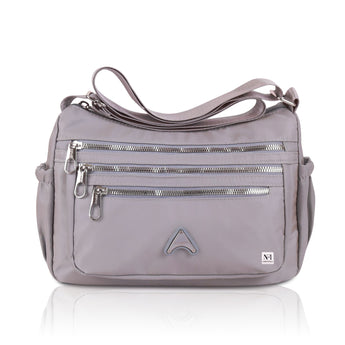 NFI essentials Crossbody Bag for Women, Multi-Layer Stylish Sling Bag for Girl, Nylon Shoulder Bag Purse for Ladies, Multi Pocket Travel Massenger Bag for Woman Latest - AYAHA ENTERPRISES PRIVATE LIMITED