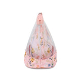 NFI essentials Set of 2 Flower Print Cosmetic Pouch Makeup Pouch Travel Organizer Toiletry Bag for Women Zippered Pouch Set with Handle, Large & Medium - AYAHA ENTERPRISES PRIVATE LIMITED