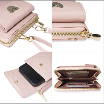 NFI essentials Girls Women Women's Mobile Cell Phone Holder Pocket Wallet Hand Purse Clutch Crossbody Sling Bag - AYAHA ENTERPRISES PRIVATE LIMITED