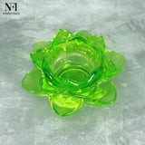NFI essentials Exquisite Lotus Flower shaped Tea Light Candle or Diya Holder Decorative Centerpiece for Home Decor and Festival Like Diwali, Christmas or Eid - AYAHA ENTERPRISES PRIVATE LIMITED