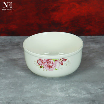 NFI essentials 3 Pcs Ribbed Ceramic Bowl Set with Airtight Lids Ideal for Food Storage, Serving, and Meal Prep Microwave Safe, Freezer Safe, Dishwasher Safe (Large- 800ml,Meduim- 500ml & Small- 280ml) - AYAHA ENTERPRISES PRIVATE LIMITED