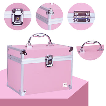 NFI essentials Makeup Bag Cosmetic Box Bridal Box Make up Box Trousseau Box Vanity Beauty Case Organizer for Wedding Makeup Box - AYAHA ENTERPRISES PRIVATE LIMITED