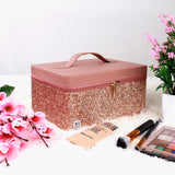 NFI essentials Makeup Vanity Box (Pink) - AYAHA ENTERPRISES PRIVATE LIMITED
