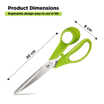 NFI essentials Multipurpose Scissor 8 Inch Soft Comfort-Grip Handles Scissors Sharp Scissors Stationery - AYAHA ENTERPRISES PRIVATE LIMITED