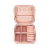 NFI essentials Mini PU Travel Makeup Storage Box, Cosmetic Box Small Make Up Display Storage for Ring, Pendant, Earring, Necklace, Bracelet - AYAHA ENTERPRISES PRIVATE LIMITED