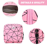 NFI essentials Pack of 3 Pack of 2 PU Diamond Print Women Portable Sanitary Napkin Pouch With Zipper Feminine Pad - AYAHA ENTERPRISES PRIVATE LIMITED