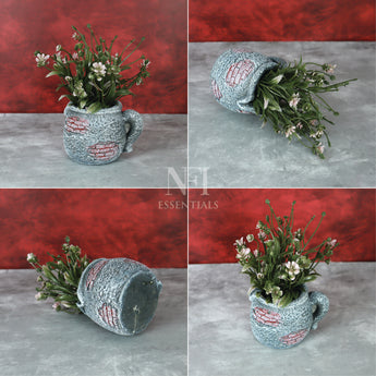 NFI essentials Small Artificial Plant With Ceramic Pot for Home Decor & Office Desk, Best for Gifting, Housewarming - AYAHA ENTERPRISES PRIVATE LIMITED