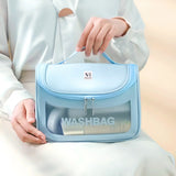NFI essentials Transparent Cosmetic Bag With Hook, Wash Bag Travel Makeup Bag - AYAHA ENTERPRISES PRIVATE LIMITED