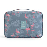 NFI essentials Hanging Travel Toiletry Bag with Sturdy Hook, Large Portable Makeup Cosmetic Pouch for Women & Mens, Foldable Stylish Make Up Vanity Kit Organiser for Girls - AYAHA ENTERPRISES PRIVATE LIMITED