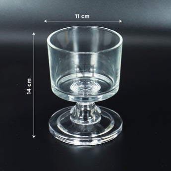NFI esssentials Hurricane Pillar Candle Holders with sturdy pedestal base Stemmed Candle Vase Ideal for Home Decor, Weddings, Events, Centerpieces - AYAHA ENTERPRISES PRIVATE LIMITED