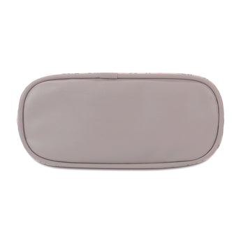 NFI essentials Set of 2 Flower Print Cosmetic Pouch Makeup Pouch Travel Organizer Toiletry Bag for Women Zippered Pouch Set with Handle, Large & Medium - AYAHA ENTERPRISES PRIVATE LIMITED