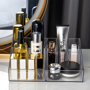 NFI essentials Acrylic Makeup Organizer Tray