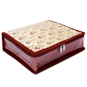 NFI essentials Jewellery Kit Organizer for Women Travel Cosmetic Makeup Pouches for Necklace Earrings Ring accessories Storage Bags Embroidery Design for Girls Box For Gifting (Copy)