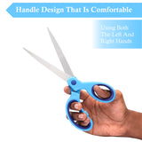 NFI essentials Set of 2 Scissor 8 Inch Multi Purpose Soft Comfort-Grip Handles - AYAHA ENTERPRISES PRIVATE LIMITED