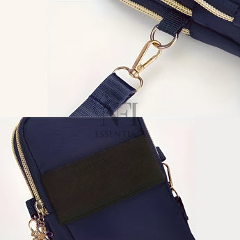 NFI essentials Small Crossbody Bag for Womens, Mobile Cell Phone Holder Wallet Bag, Shoulder Sling Bag, Hand Purse, Printed Clutch Mobile Sling Bag, 3 Layer Phone Pouch for Girls - AYAHA ENTERPRISES PRIVATE LIMITED