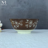 NFI essentials Multipurpose Serving Bowls Porcelain Side Bowls for Noodles, Ramen, Snacks, Soups, and Curries  Microwave & Dishwasher Safe Ideal for Gifting 6.2 Inch (700 ml) - AYAHA ENTERPRISES PRIVATE LIMITED