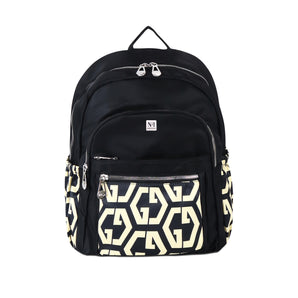 NFI essentials 14 Inch Enthic Printed Backpack for Girls & Boys for School & College Polyester Lightweight Stylish Design Travel Bag Office bags Multipurpose Backpacks